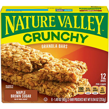 Maple Brown Sugar Crunchy Granola Bars
