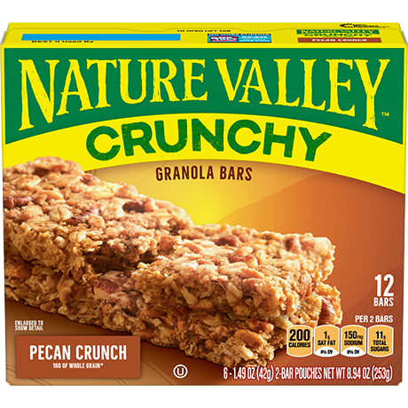 Pecan Crunchy Granola Bars