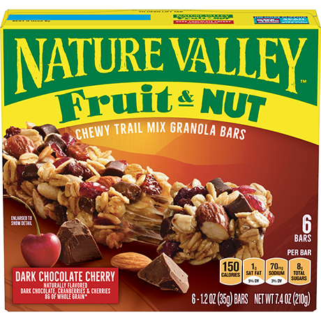 Dark Chocolate Cherry Fruit & Nut Bars