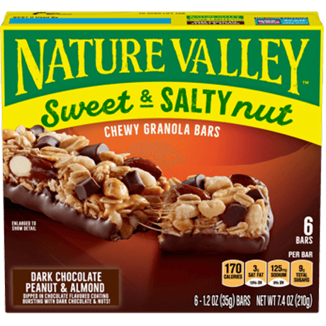 Dark Chocolate, Peanut & Almond Sweet & Salty Granola Bars